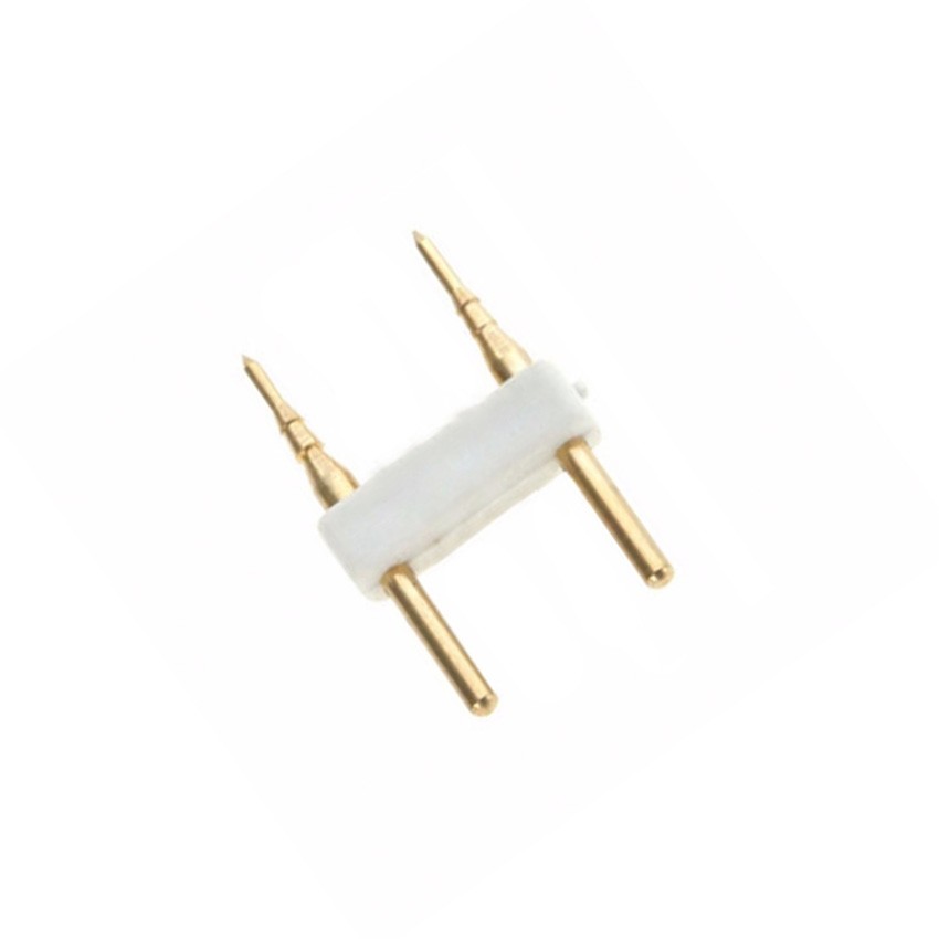  Conector de tira LED de 2 pines de 0.394 pulgadas - Cable  conductor a presión sin soldadura para 5050 5630 de un solo color, cinta de  luces LED de tira a
