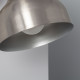 Lámpara de Pared Orientable Aluminio 1 Foco Plata Emer