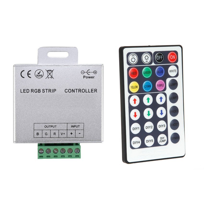 CONTROLADOR TIRA LED 220V RGB RF 28 BOTONES